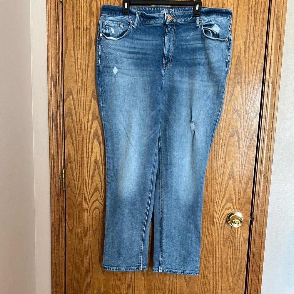 Classic Blue Straight Leg Jeans